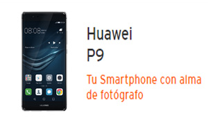 El Simyo el Huawei P9 está rebajado y disponible a sólo 12 euros por mes