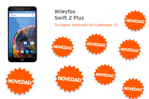 ¿Te acuerdas que te contamos del Wileyfox Swift 2 Plus? Pues ya está disponible en Simyo