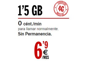 La básica de Pepephone: Llamadas a 0 céntimos el minuto y 1,5 GB por 6,90 al mes