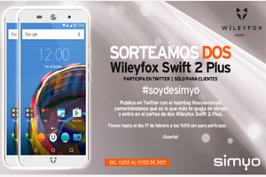 Participa con Simyo en Twitter y podrías ganar un WileyFox Swift 2 Plus