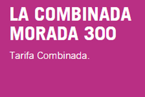 La combinada morada 300 de Yoigo también tiene precio especial de estreno