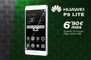 El Huawei P9 Lite está en Amena por 6,90 mensuales con la tarifa de 14,95