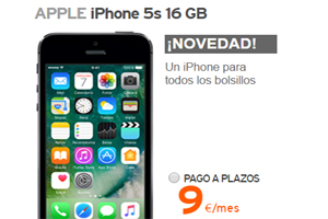 El iPhone 5s está a un gran precio en la tienda oficial Simyo