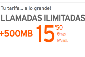 Hazte con llamadas ilimitadas y 500 MB por 15,50 euros al mes en Simyo