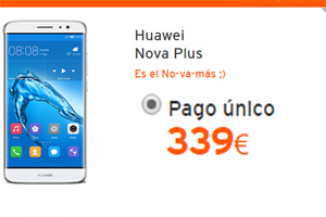 El Huawei Nova Plus baja a 339 euros en Simyo