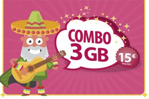 3 GB y 200 minutos para llamadas nacionales e internacionales con el Digi Combo 3 GB de Digimobil 