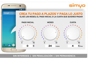 Más oportunidades en Simyo para que te hagas de un nuevo móvil de la manera más simple y cómoda 