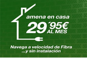 Navega hasta 40 GB en la comodidad de tu hogar sin pagar renta de línea con Amena en Casa