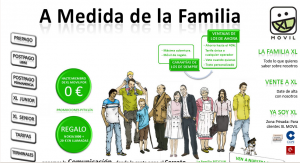 Imagen de la familia Piticlín de XL Móvil