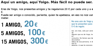 Imagen de la promoción de Yoigo para traer móviles a Yoigo