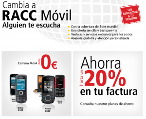 Servicios de RACC Móvil