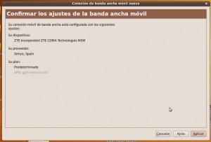 Conexión definida para OMV en Ubuntu