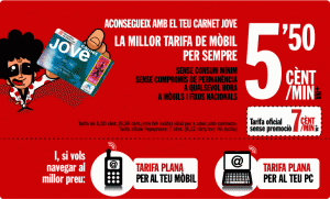 Promoción 5.5 Carnet Joven catalán