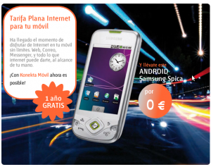 Android Samsung Spica gratis