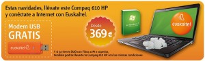Compaq 610 de HP con Euskaltel