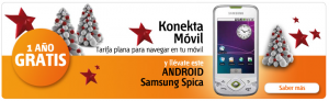 Promoción konekta móvil Euskaltel con Android Samsung Spica