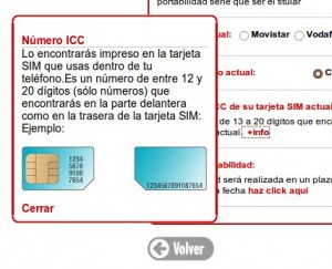 Copiamos los números de nuestra tarjeta SIM actual