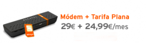 Módem Alcatel X060 de Simyo por 29 euros