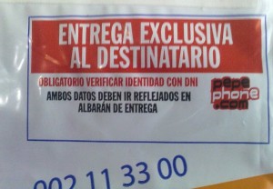 Entrega exclusiva al destinatario