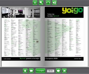 Revista de la distribuidora de Yoigo Bymovil