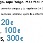 Haz a tus amigos de Yoigo y gana saldo gratis