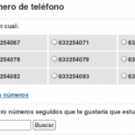 Elegir número de teléfono móvil, cambios en Simyo