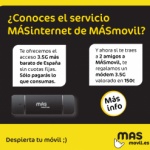 Módem USB gratis con MÁSmovil