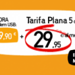 Tarifa plana de 5 GB de Jazztel Móvil, y módem USB