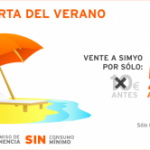 Promoción verano de Simyo: Tarjeta de Simyo a 5 euros