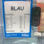 Alcatel OT 103 de Blau por 10 euros con 10 euros en saldo