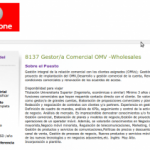 Vodafone busca un gestor/a comercial para sus OMV