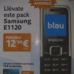 Samsung E1120 por 12.99 euros con Blau en Telecor