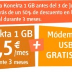 Internet móvil de 1 GB al 50% con Euskaltel