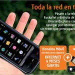 Medio año de internet móvil y Nokia 5800 gratis con Euskaltel