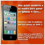 Simyo sortea un iPhone 4 mandando SMS Premium