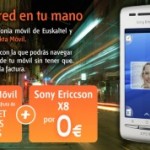 Sony Ericsson X8 y 6 meses de internet móvil gratis con Euskaltel