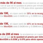 MovilDIA, bonos descuento según consumo