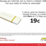 Módem USB libre por 19 euros con IKEA y MÁSmovil