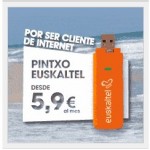 Pincho de Euskaltel por 5.9 euros y doble de internet a clientes de Euskaltel