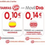 Tarifas promocionales más simples de MovilDIA