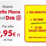 Nueva tarifa plana de MovilDIA