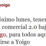 Twitter para ayudarte en la portabilidad a Yoigo