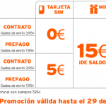 15 euros de saldo y hasta 200 minutos de llamadas con Simyo