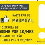 MÁSmovil 500 MB por 4 euros, tarifa con consumo mínimo de 7 euros