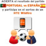 Gana un HTC Wildfire con Simyo y el España-Portugal