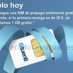 Solo hoy consigue una tarjeta SIM prepago de Tuenti gratis y 1 GB de datos