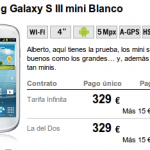 Yoigo ofrece ya el Samsung Galaxy S3 Mini