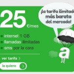 Amena rebaja su tarifa ilimitada llamadas, más SMS y datos a 25 euros/mes