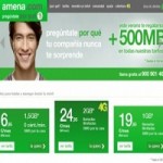Amena regala a sus clientes 500 Mb