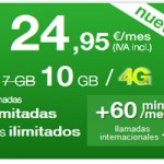 Últimos días para contratar con Amena la tarifa 24,95€ con gigas de regalo